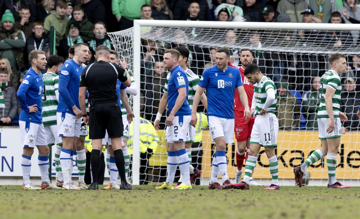 Saints 14 Celtic St Johnstone Football Club